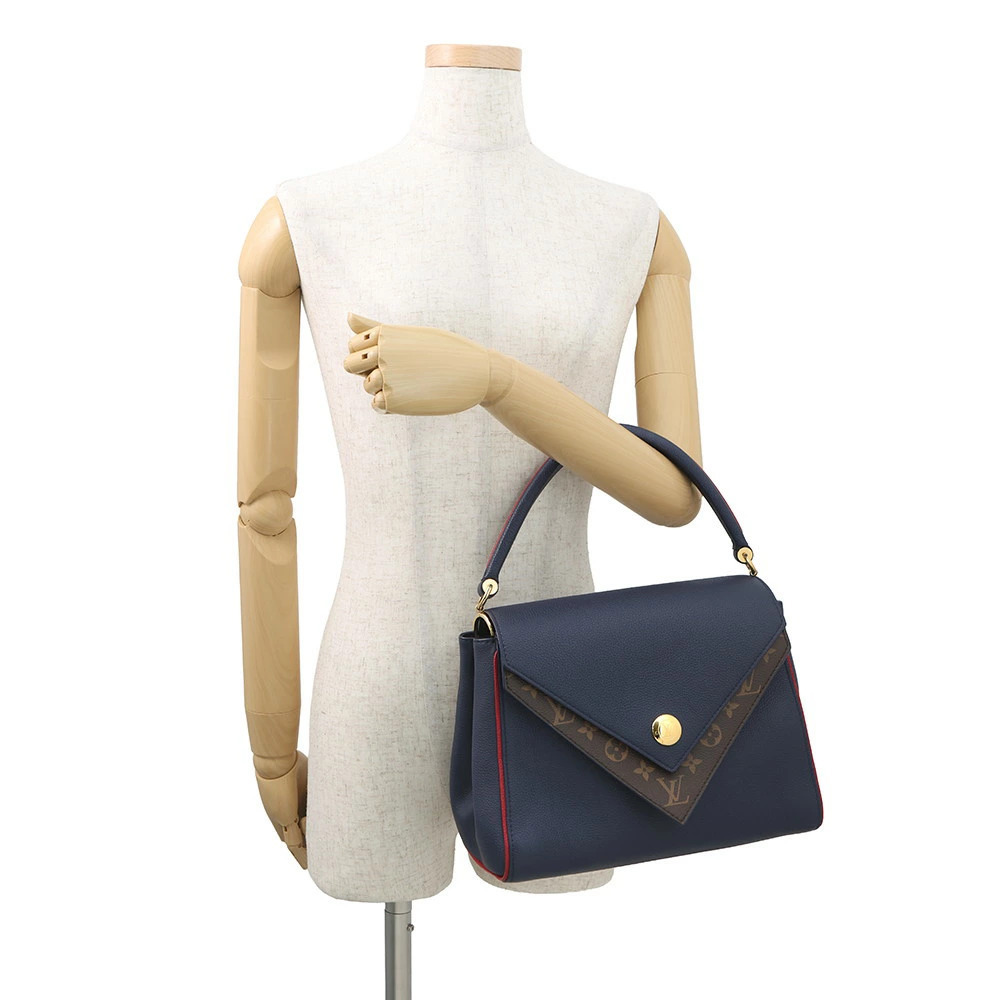 Louis Vuitton Monogram Calf Leather Double V Handbag Shoulder Bag - Picture 4 of 12